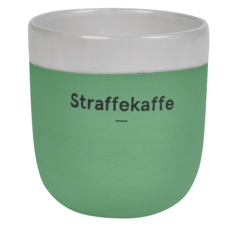 Kaffekrus lungo håndmalt kaktus