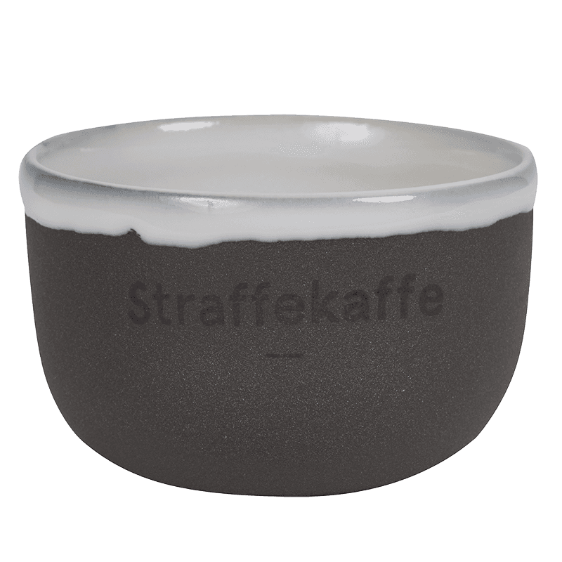 Espressokopp begitet koksgrå