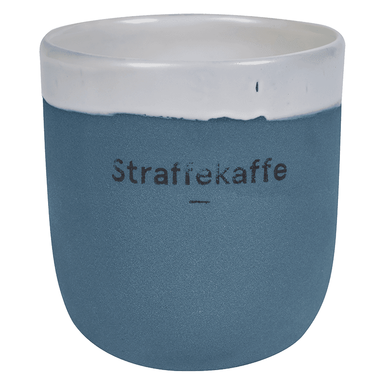 Kaffekrus lungo begitet blå