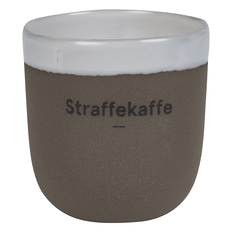 Kaffekrus lungo begitet koksgrå