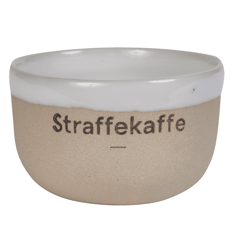 Espressokopp begitet beige