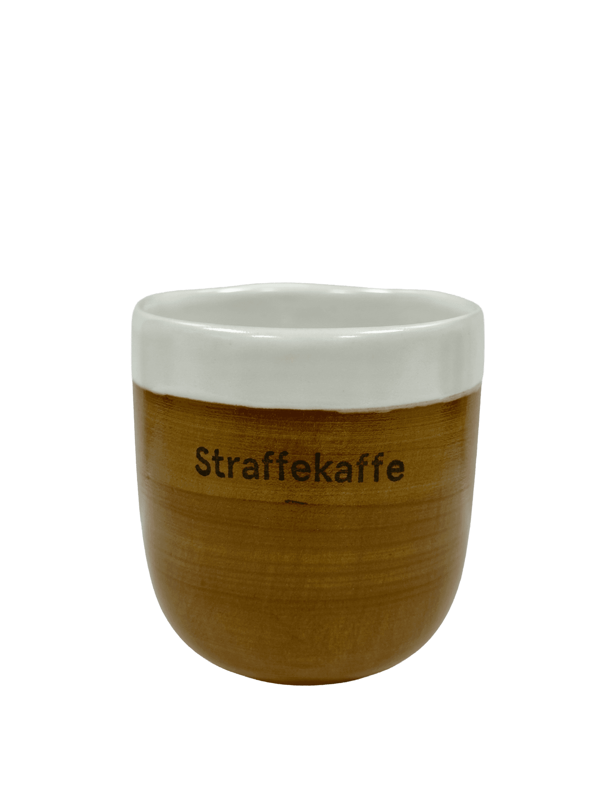 Kaffekrus lungo håndmalt Mokka